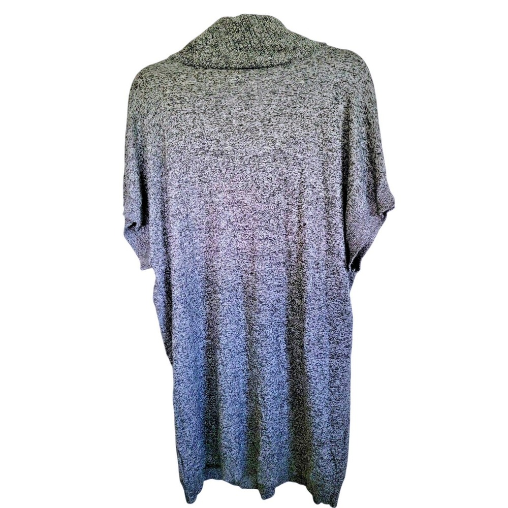 Apt 9 XL Gray Short Sleeve Cowl Neck Knit Tunic Sweater Dress NWT $40 - Picture 4 of 12